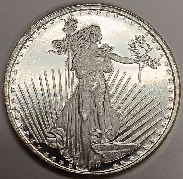 Saint Gaudens 1oz .999 Fine Silver Round