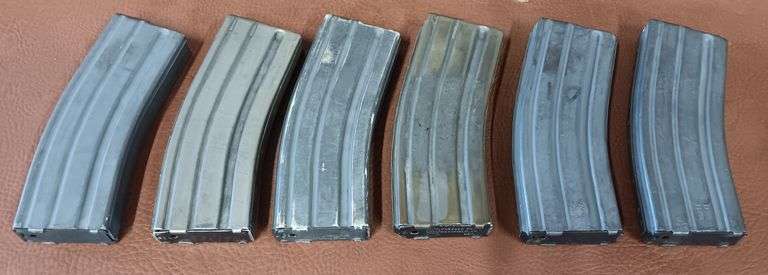 6) 30rd 5.56mm Magazines, 6 times the money