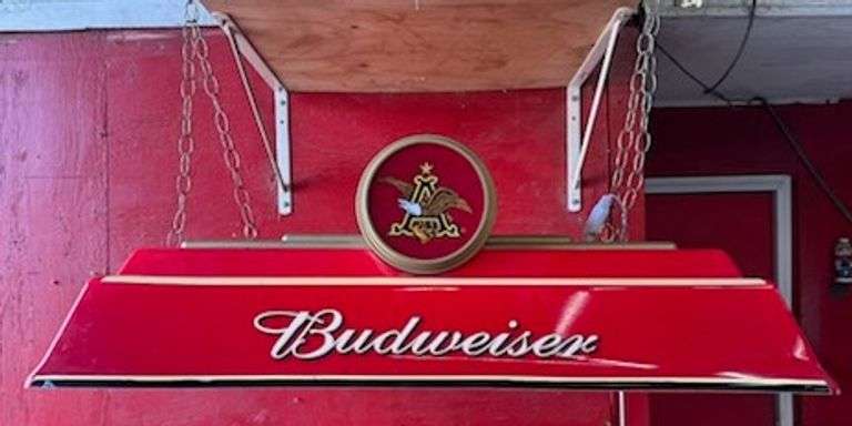 Budweiser Pool Table Light, Does Work