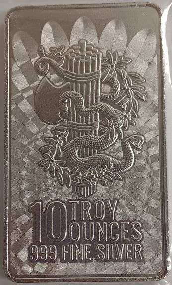 10oz .999 Fine Silver Unity Bar