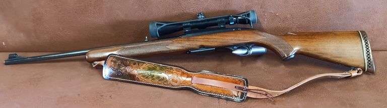 Winchester Model 100 .308 Win Rifle w/ Redfield 3x9x40 Scope & Leather Sling