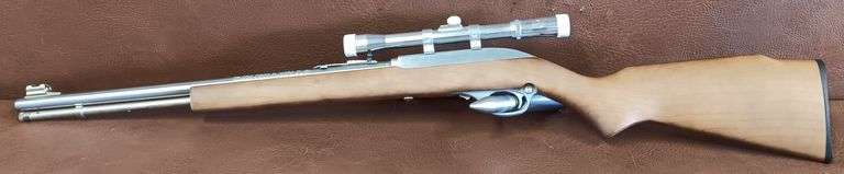 Marlin Stainless Model 60SB .22LR Rifle w/ Original 4x20x20 Stainless Scope