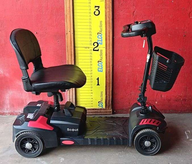 Drive Medical Scout 4 Wheel Mobility Scooter w/ Charger, Like New, Runs & Drives