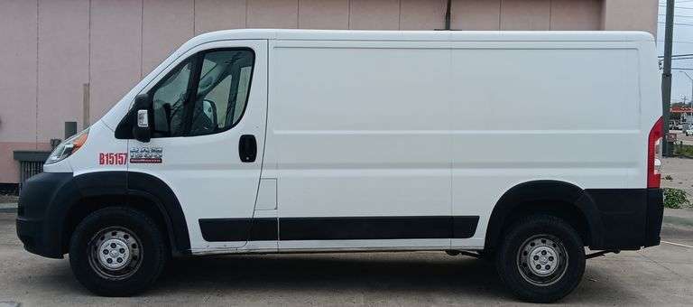 2019 Dodge Ram 1500 Pro Master Utility Van, 3.6L V6, Automatic Transmission, PW, PL, A/C, Runs & Drives