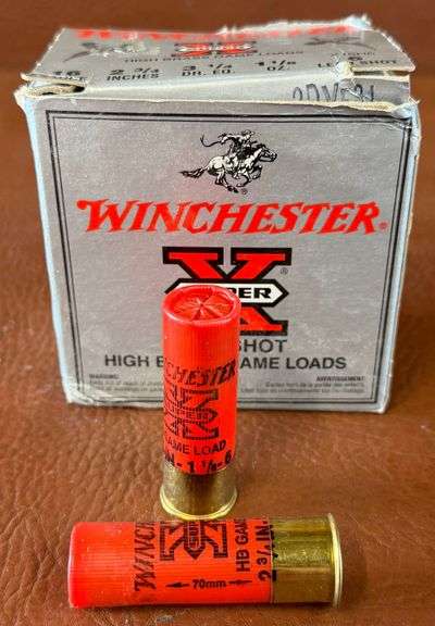 25rds of Winchester Super X Lead Shot High Brass 16ga 6 Shot Ammo