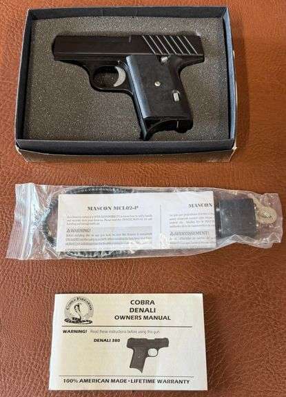 Cobra Denali .380 ACP Pistol w/ Box