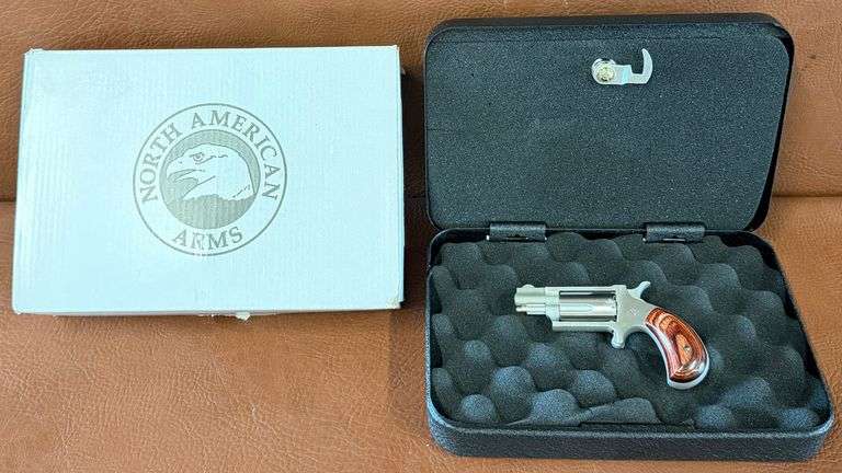 North American Arms .22 Magnum Mini Revolver w/ Case & Box
