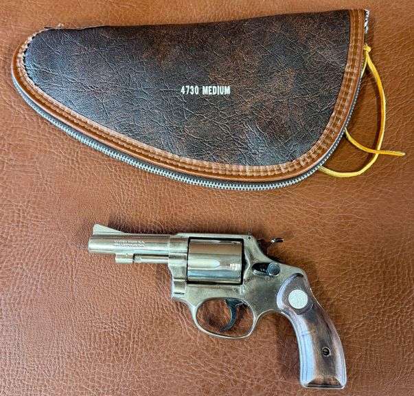 Rossi .38 Special Revolver, Nickel Plated w/ Soft-Sided Case