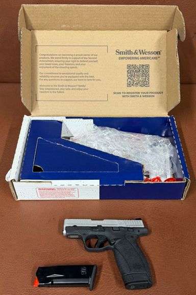 New Smith & Wesson Bodyguard 2.0 .380 Pistol w/ 2 Mags, New In Box, 12 Round Capacity, Thumb Safety, Only Weighs Approximately 15oz When Loaded!