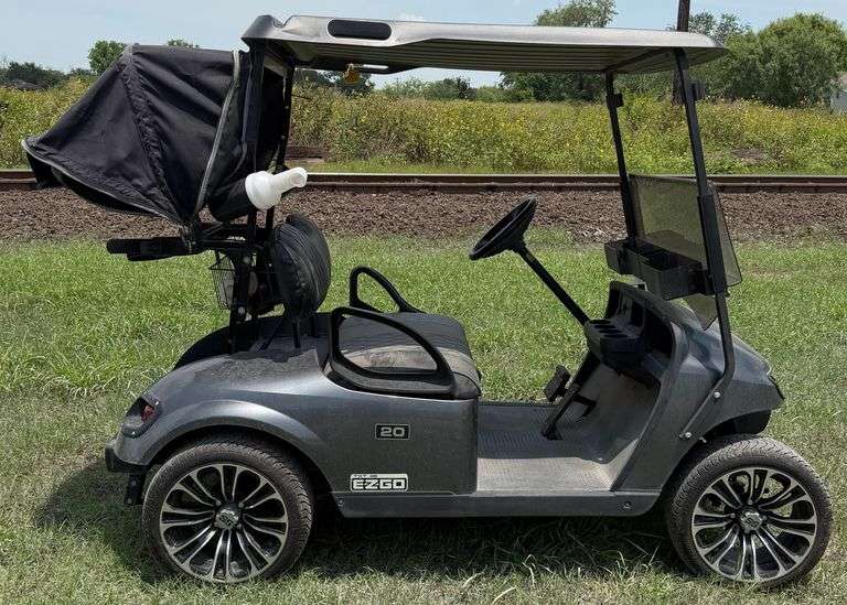 Bank Repo, 2022 EZ-GO TXT 48 Cart, 48V Battery, Does Not Run, Has Key, Will Need Repairs
