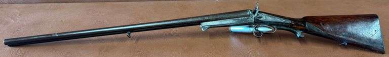 Belgian Field Grade Under Forearm Lever Damascus 16ga SxS Double Barrel Shotgun, 31" Barrel, Pre 1898 Curio & Relic, Maker Unknown