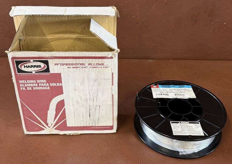 10lb Spool of Harris 308L Stainless Steel MIG Welding Wire w/ Box