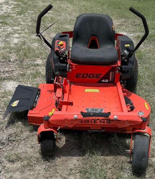 Bank Repo, Ariens Edge 42" Zero Turn Mower, Briggs & Stratton 656cc 20HP Engine, Needs Repairs