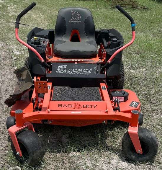 Bank Repo, 2023 Bad Boy MZ Rambler 48" Zero Turn Lawnmower, Briggs & Stratton 724cc Engine, Needs Repairs