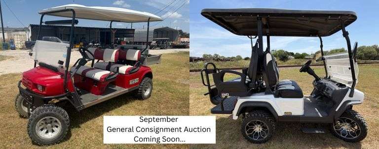 September General Consignment Auction Coming Soon...