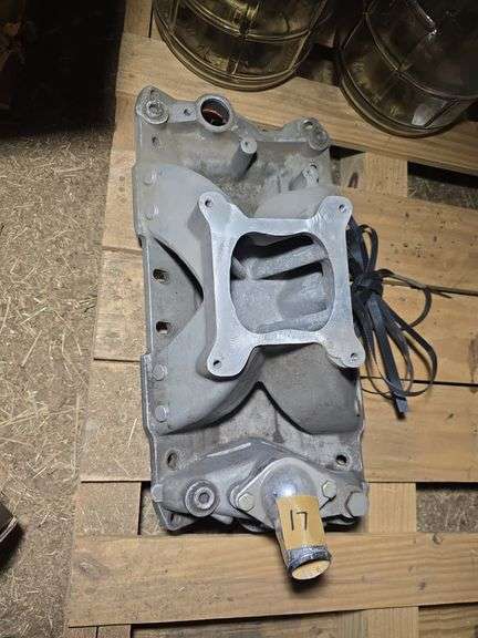 ALUMINUM HIGH RISE INTAKE. SMALL BLOCK CHEVY.
