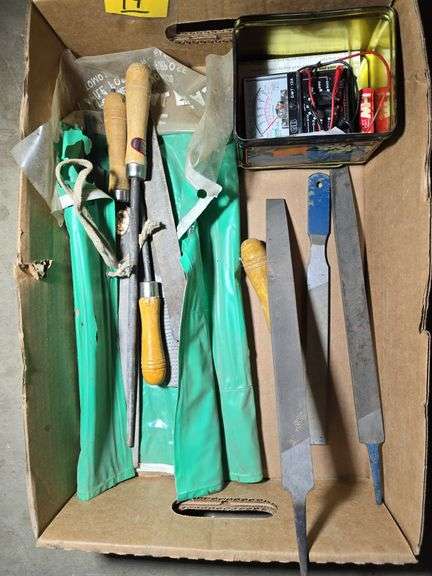 FILES AND MULTIMETER.