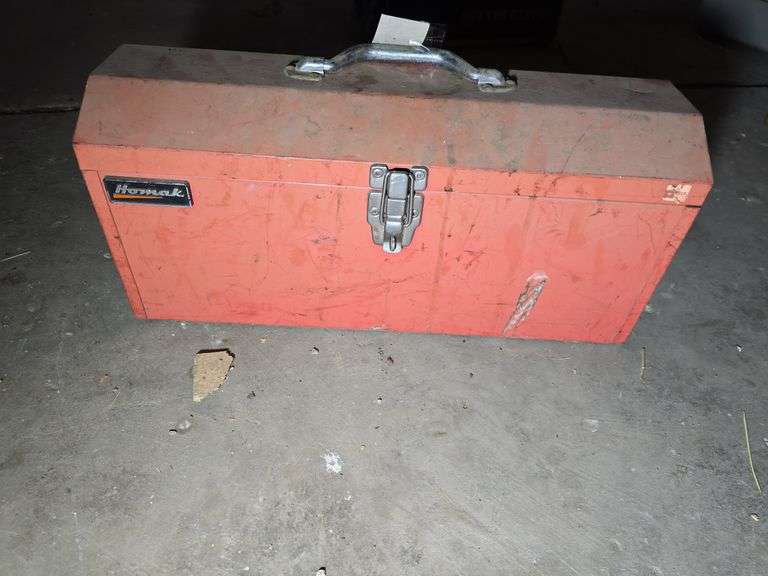 TOOL BOX WITH TOOLS.