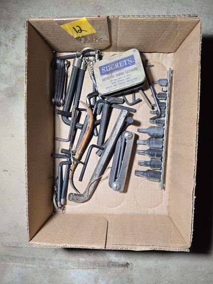ALLEN WRENCHES AND TORX SOCKETS.