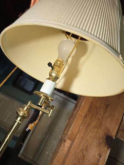 LAMP AND TRIPOD.
