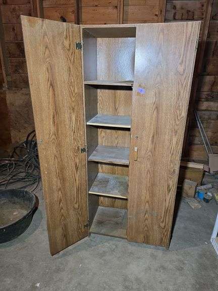 WOOD PANTRY.