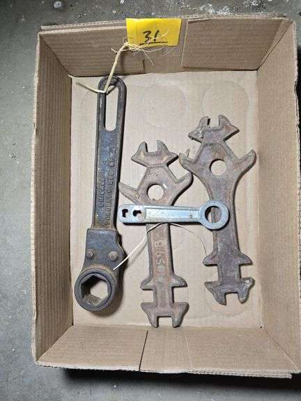 VINTAGE WRENCHES.