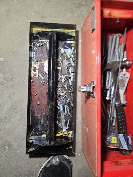 TOOL BOX WITH TOOLS.