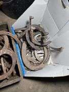 LARGE GROUP OF HORSESHOES.