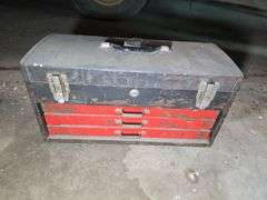TOOL BOX WITH TOOLS.