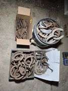 LARGE GROUP OF HORSESHOES.