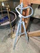 LAMP AND TRIPOD.