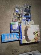 ASST. ELECTRICAL. LIGHT BULBS, LIGHT FIXTURES.