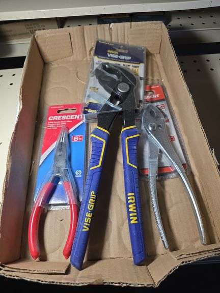 NIB CHANNEL LOCK PLIERS AND OTHER PLIERS.
