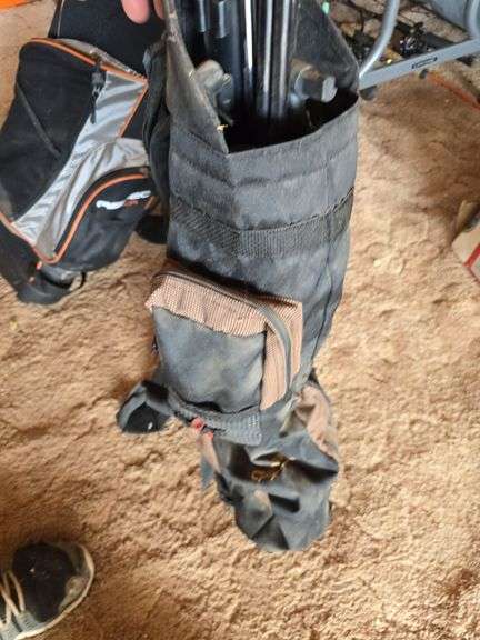 KIDS LEFT HAND GOLF CLUBS AND A FEW ADULT RIGHT HAND GOLF CLUBS.