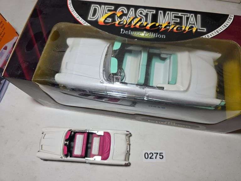 2- 1955 PACKARD CARRIBEAN MODEL CARS.