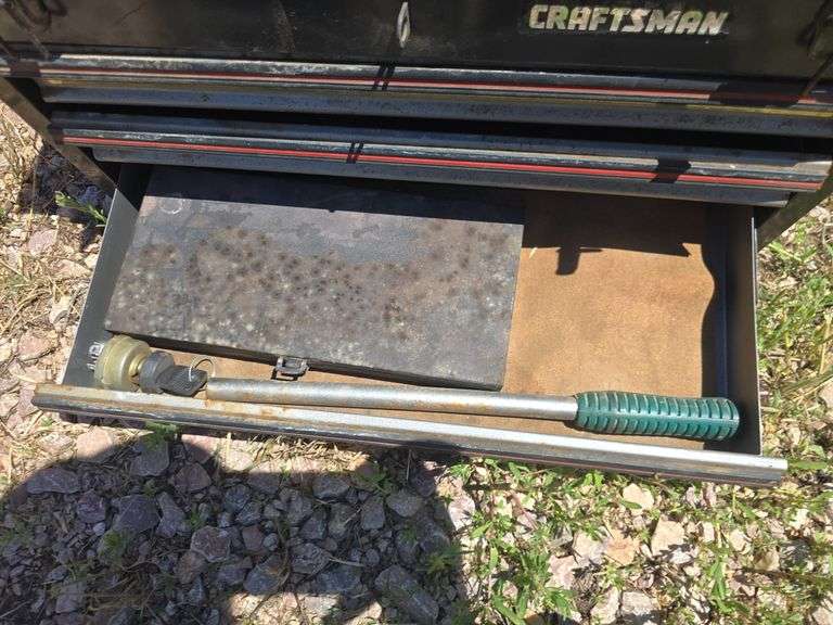 TOOL BOX WITH TOOLS.