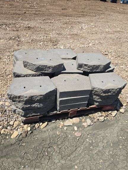 APPROX 29 LANDSCAPING ROCKS. WITH PINS.