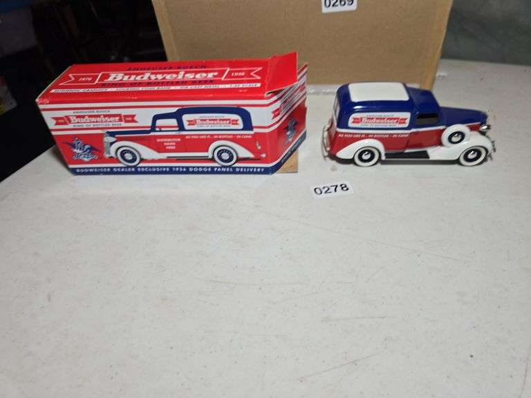 BUDWEISER DELIVERY CAR MODEL.