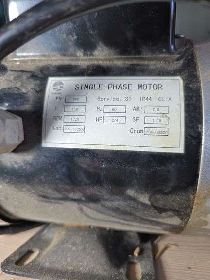 3/4HP ELECTRIC MOTOR.