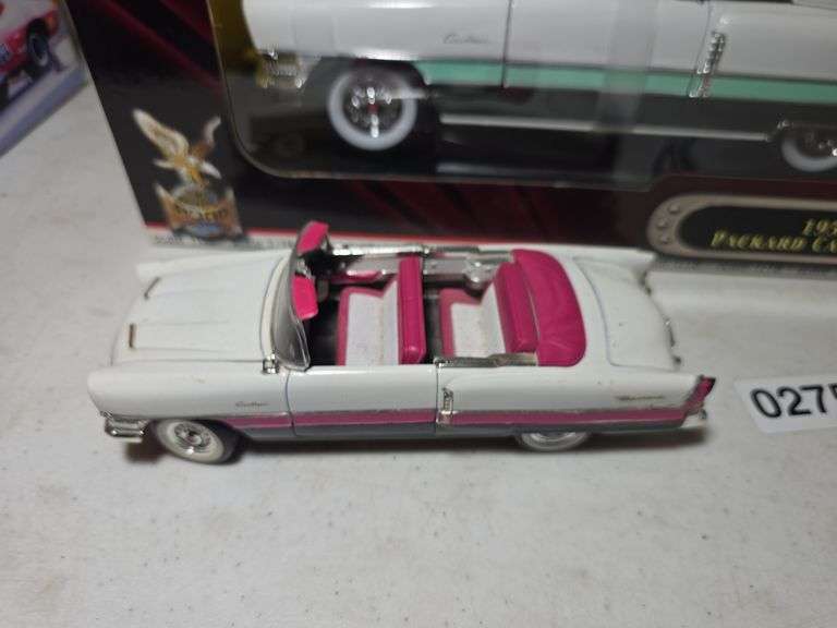 2- 1955 PACKARD CARRIBEAN MODEL CARS.