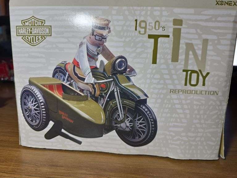 HARLEY-DAVIDSON 1950'S TIN TOY REPRODUCTION.