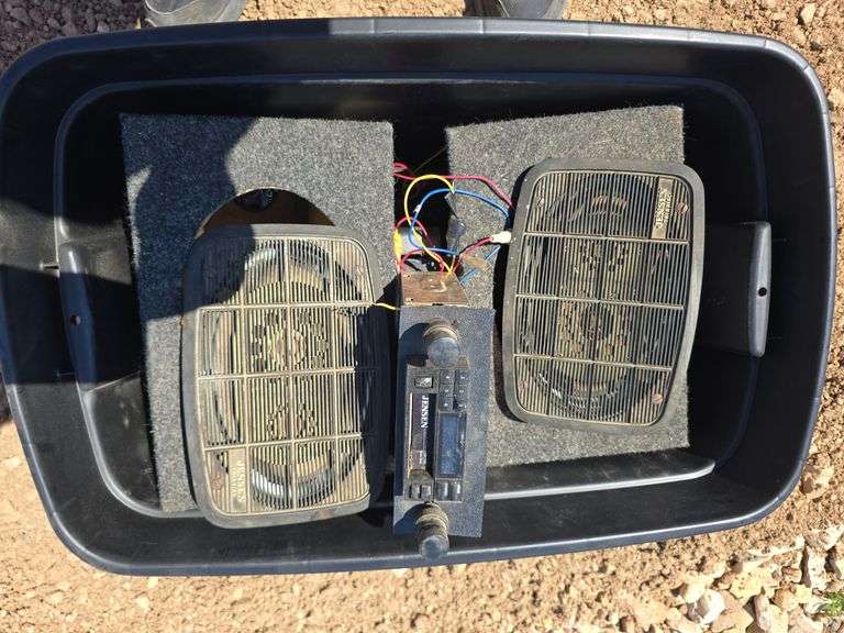 JENSEN RADIO AND SPEAKERS.