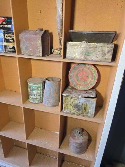 SHELVING AND CONTENTS.