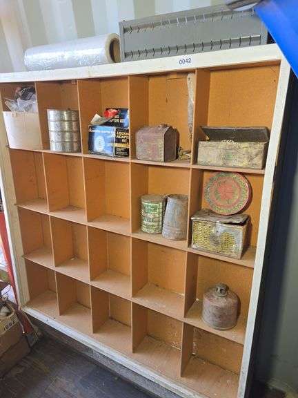 SHELVING AND CONTENTS.