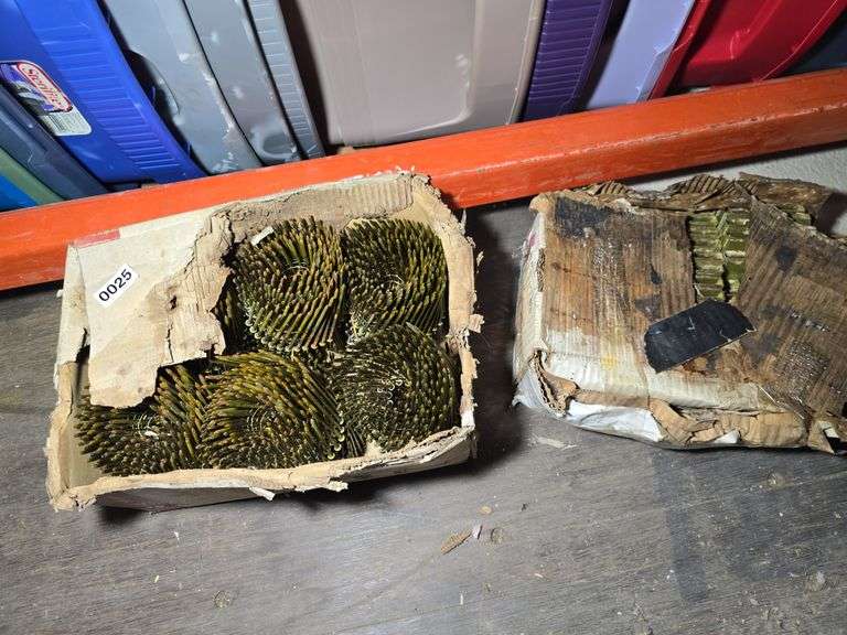 ROLLS OF NAILS AND STAPLES.