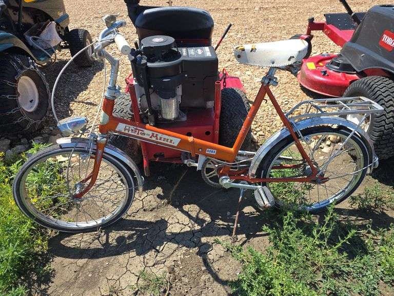 JC PENNEY AUTO MINI KIDS BIKE. FOLDING.