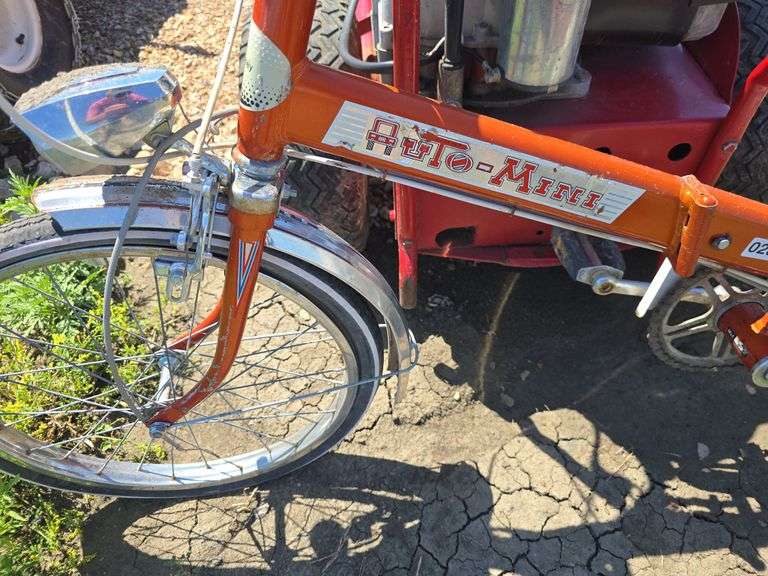 JC PENNEY AUTO MINI KIDS BIKE. FOLDING.