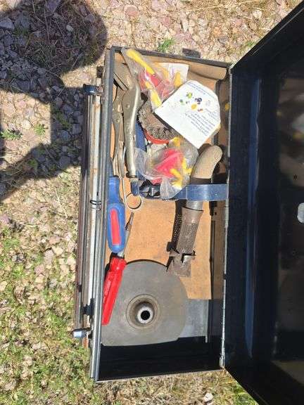TOOL BOX WITH TOOLS.