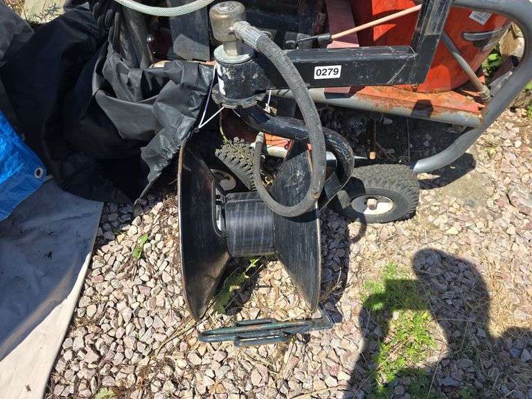 ALKOTA 120AX4 ELECTRIC PRESSURE WASHER WITH DIESEL BURNER AND HOSE REEL. OWNER STATES IT WORKS.