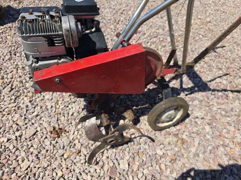 FRONT TINE TILLER, RUNS AND WORKS.